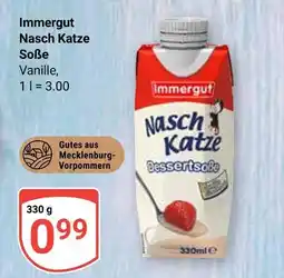Globus Immergut nasch katze soße vanille Angebot