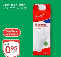 Globus Jeden tag h-milch 1,5 % fett Angebot