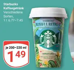 Globus Starbucks kaffeegetränk blissful retreat Angebot