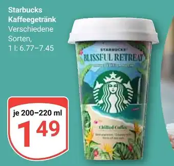 Globus Starbucks kaffeegetränk blissful retreat Angebot