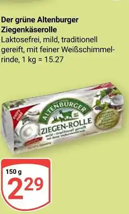 Globus Altenburger der grüne altenburger ziegenkäserolle Angebot