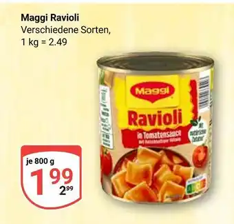 Globus Maggi ravioli Angebot
