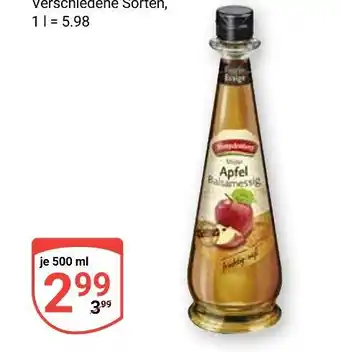 Globus Milder apfel balsamessig Angebot