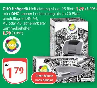 Globus Oho heftgerät Angebot