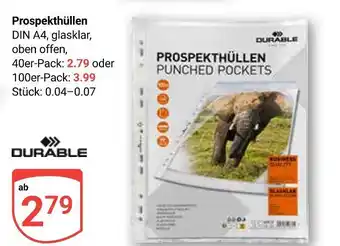 Globus Durable prospekthüllen Angebot