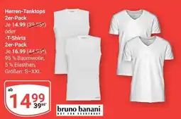 Globus Bruno banani herren-tanktops 2er-pack Angebot