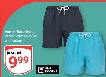 Globus Sun project herren-badeshorts schwarz Angebot