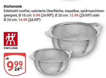 Globus Zwilling küchensieb ø 16 cm Angebot