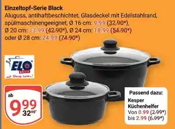 Globus Elo einzeltopf-serie black ø 16 cm Angebot