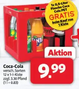 Markant Coca-cola coca-cola versch. sorten Angebot