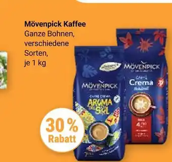 Globus Mövenpick kaffee crema ganze bohnen Angebot