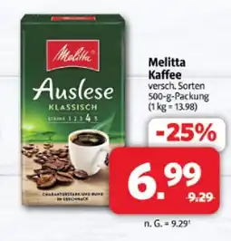 Markant Melitta auslese klassisch kaffee Angebot