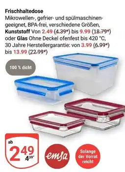 Globus Emsa frischhaltedose kunststoff Angebot