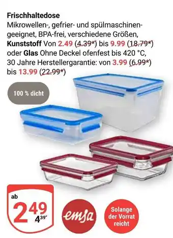 Globus Emsa frischhaltedose kunststoff Angebot