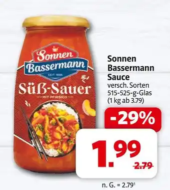 Markant Sonnen bassermann süß-sauer sauce Angebot