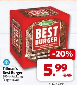 Markant Tillman's best burger Angebot