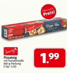 Markant Jeden tag pizzateig mit tomatensoße Angebot