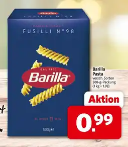 Markant Barilla pasta Angebot