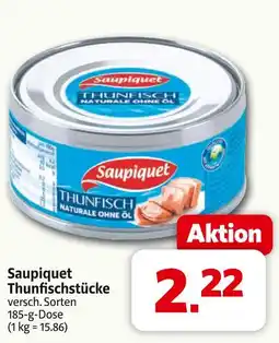Markant Saupiquet thunfischstücke Angebot
