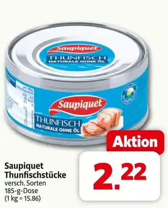 Markant Saupiquet thunfischstücke Angebot