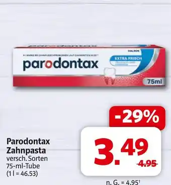 Markant Parodontax zahnpasta Angebot