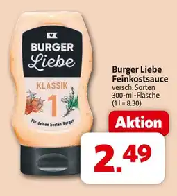 Markant Burger liebe feinkostsauce klassik Angebot