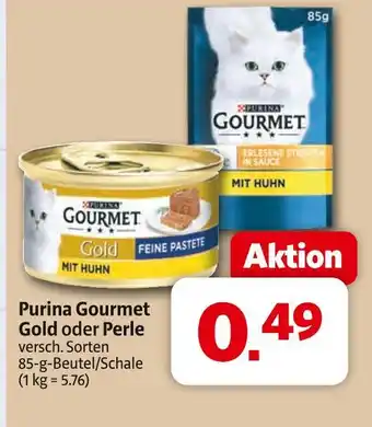 Markant Purina gourmet gold feine pastete mit huhn Angebot