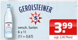 Getränke Oase Gerolsteiner Angebot