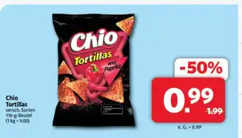 Markant Chio tortillas Angebot