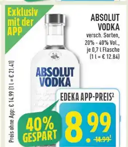 Marktkauf Absolut vodka Angebot