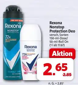 Markant Rexona nonstop protection deo cobalt dry Angebot