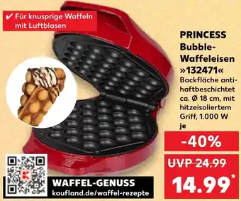Kaufland PRINCESS Bubble Waffeleisen 132471 Angebot