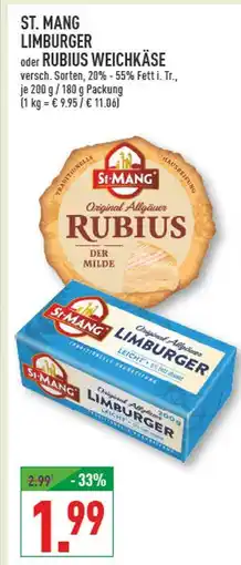 Marktkauf St. mang rubius weichkäse Angebot