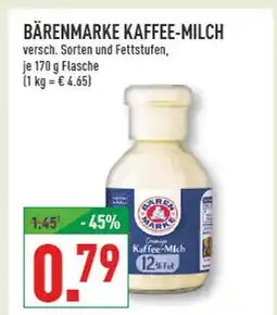 Marktkauf Bärenmarke kaffee-milch Angebot