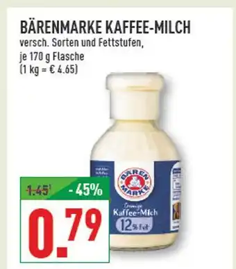Marktkauf Bärenmarke kaffee-milch Angebot