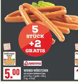 Marktkauf Rasting wiener würstchen Angebot