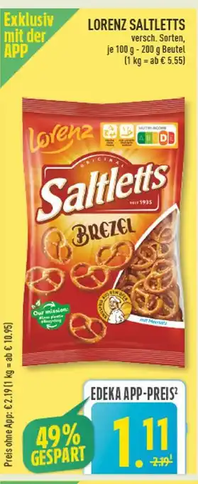 Marktkauf Lorenz saltletts brezel Angebot