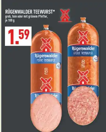 Marktkauf Rügenwalder reine teewurst Angebot