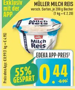 Marktkauf Müller milch reis Angebot