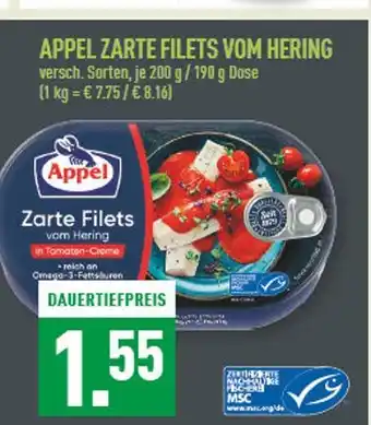 Marktkauf Appel zarte filets vom hering Angebot