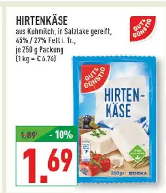 Marktkauf Gut & günstig hirtenkäse Angebot