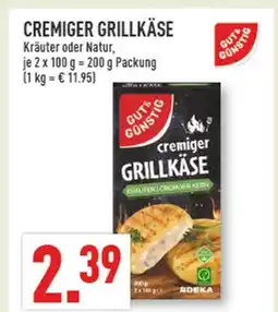 Marktkauf Gut & günstig cremiger grillkäse kräuter oder natur Angebot