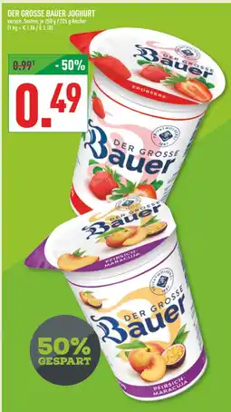 Marktkauf Bauer der große bauer joghurt erdbeere Angebot