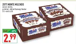 Marktkauf Zott monte milcheis Angebot