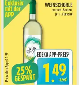 Marktkauf Weinschorle Angebot