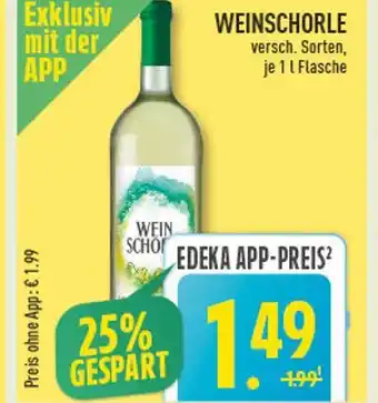 Marktkauf Weinschorle Angebot