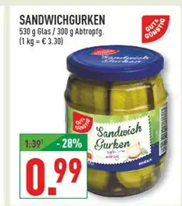 Marktkauf Gut & günstig sandwichgurken Angebot