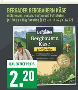 Marktkauf Bergader bergbauern käse butterkäse Angebot