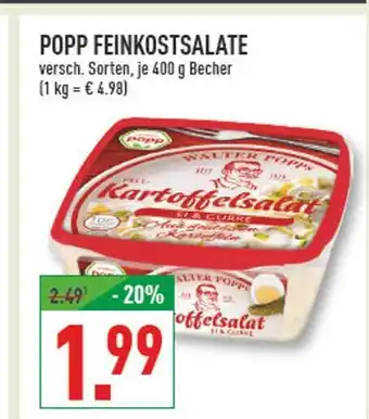 Marktkauf Popp feinkostsalate Angebot