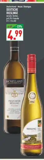 Marktkauf Moselland deutsche rieslinge Angebot
